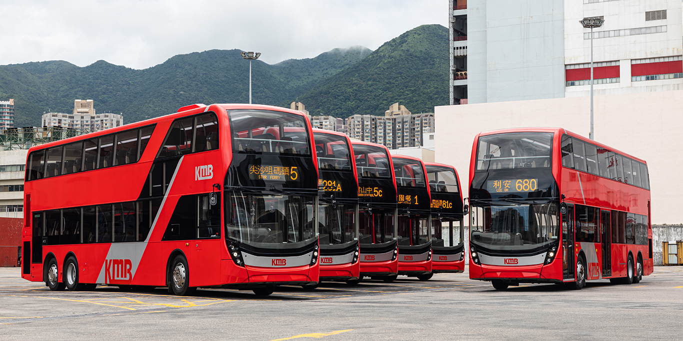 Alexander Dennis awarded 180 Enviro500 double deck bus order from Hong Kong operator KMB