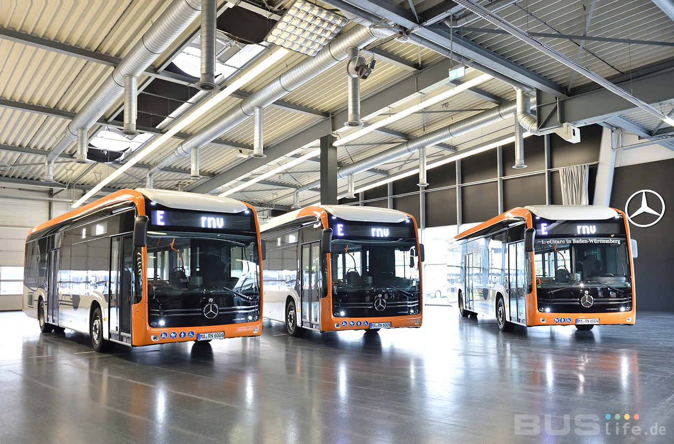 Vollelektrische Stadtbusse von Mercedes-Benz für Mannheim und Heidelberg