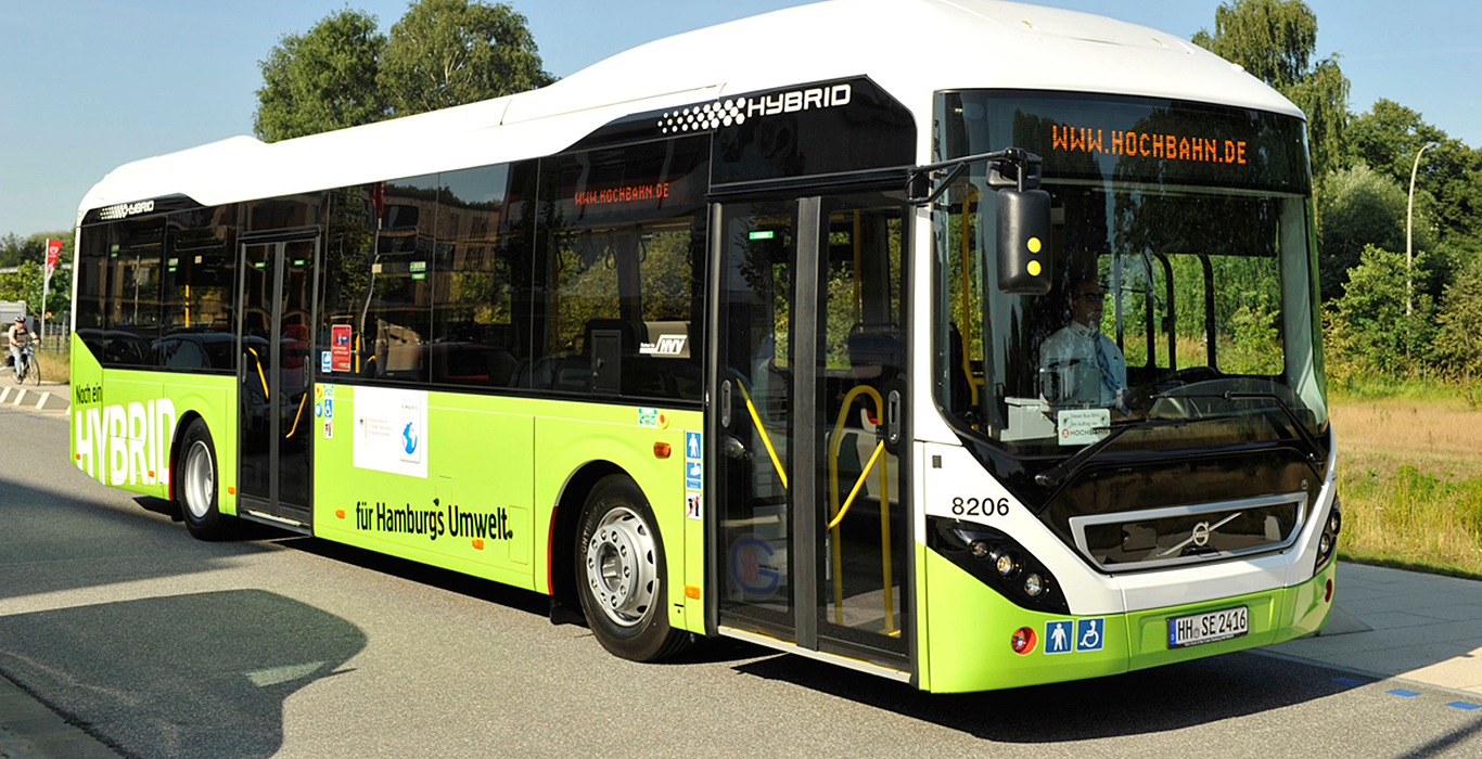 15 neue Volvo-Hybridbusse für die Hamburger Hochbahn AG