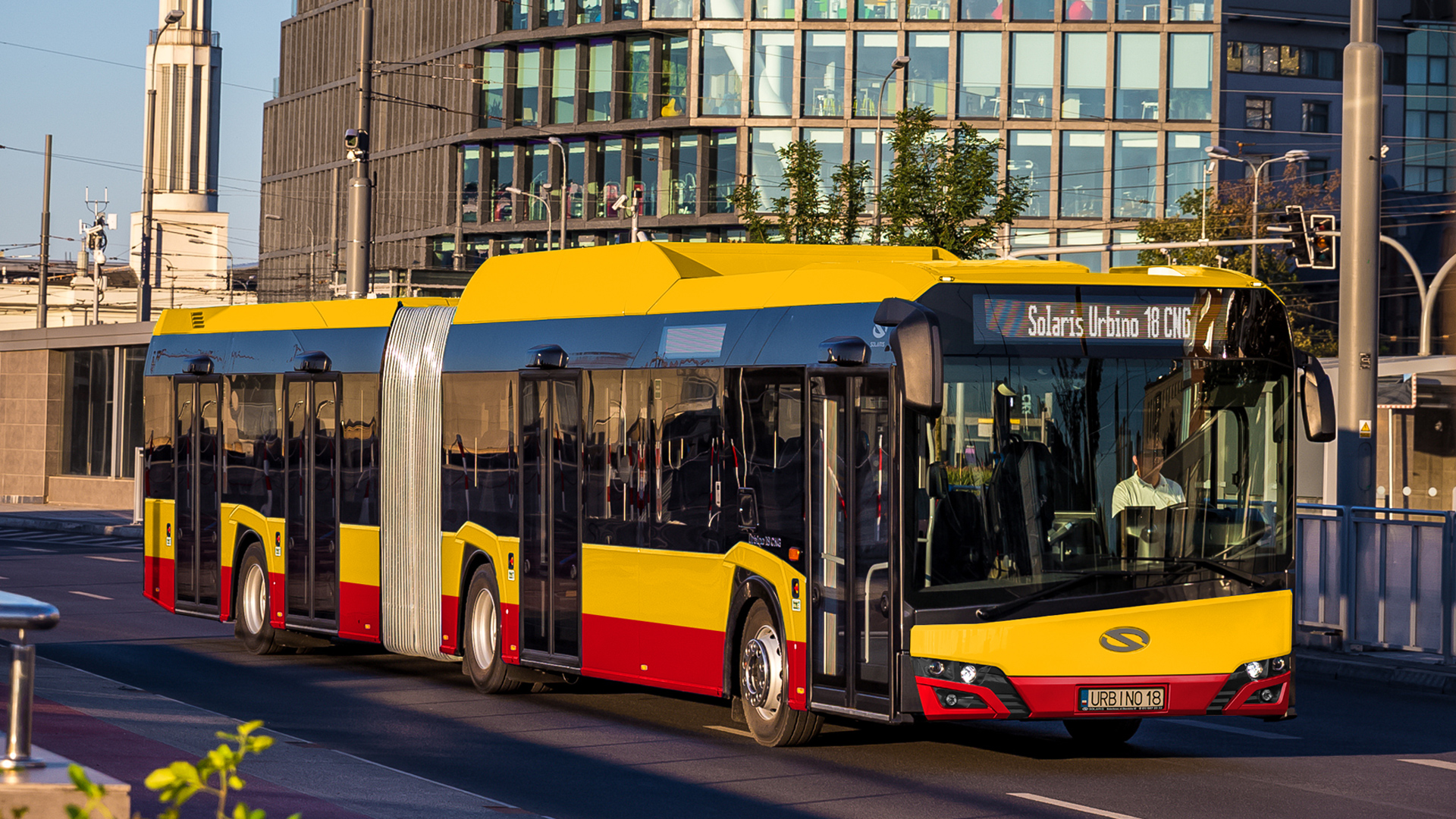 CNG-betriebene Urbino für Warschau. Großauftrag von Arriva.