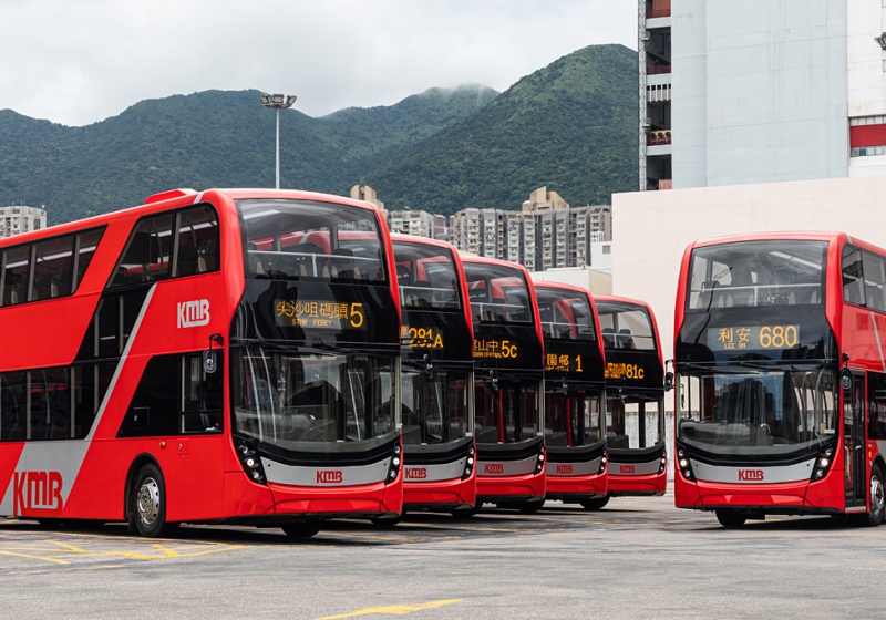 Alexander Dennis awarded 180 Enviro500 double deck bus order from Hong Kong operator KMB