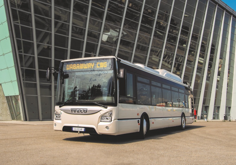 409 Urbanway Busse mit Methan (Bio-/ Erdgas) Antrieb in Frankreich.