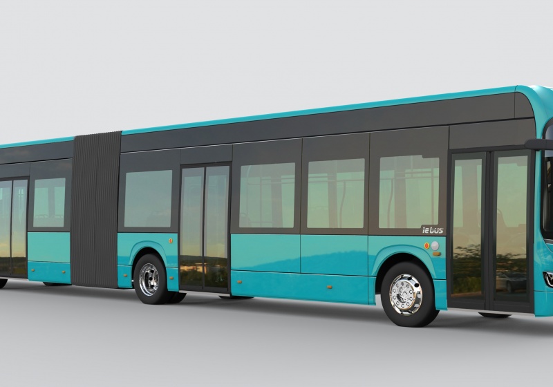 Articulated Irizar ie bus for Frankfurt