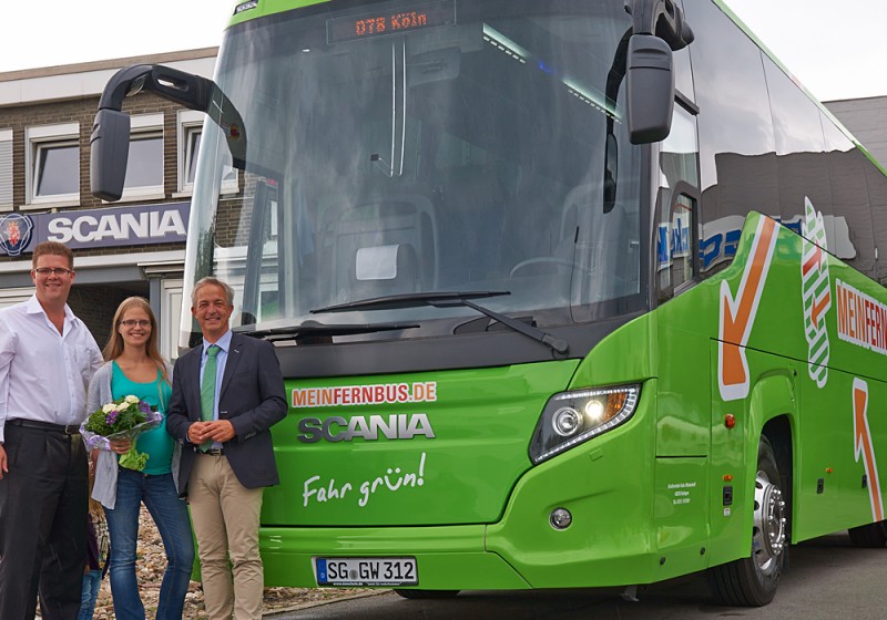 Scania Touring jetzt auch für Meinfernbus.de unterwegs
